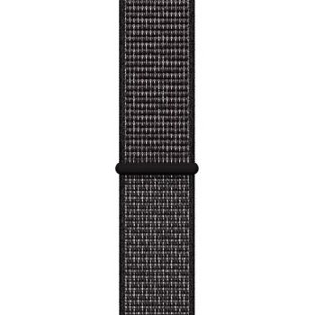 Apple Watch Nike+ Series 4, 44 мм, корпус из алюминия цвета «серый космос», спортивный браслет Nike черного цвета